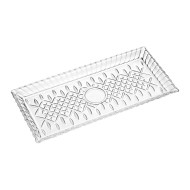 Travessa 34cm Por 17cm Lys Em Cristal Ecológico Wolff